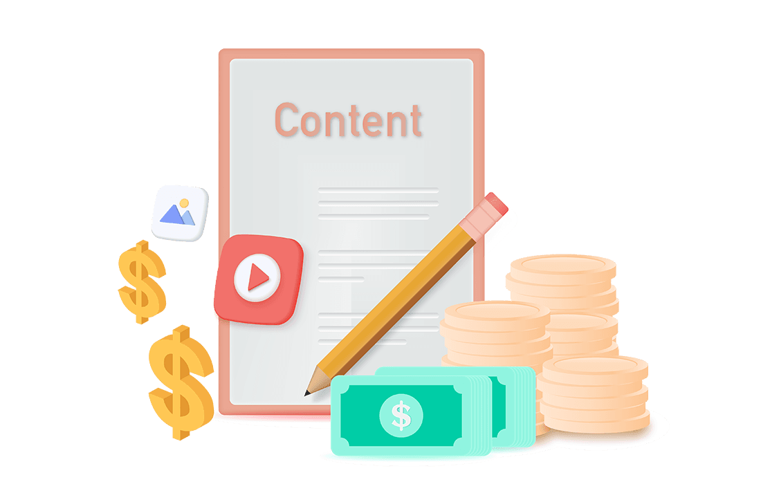 Photo of Content has a price